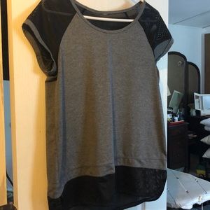 Athletic shirt (target?) mesh trim